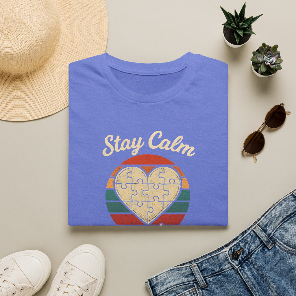 Stay Calm Puzzle On T-Shirt