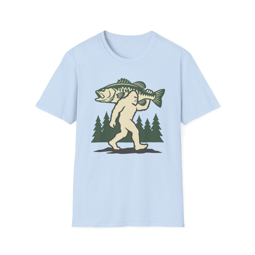 Bigfoot Caught A Bass T-Shirt