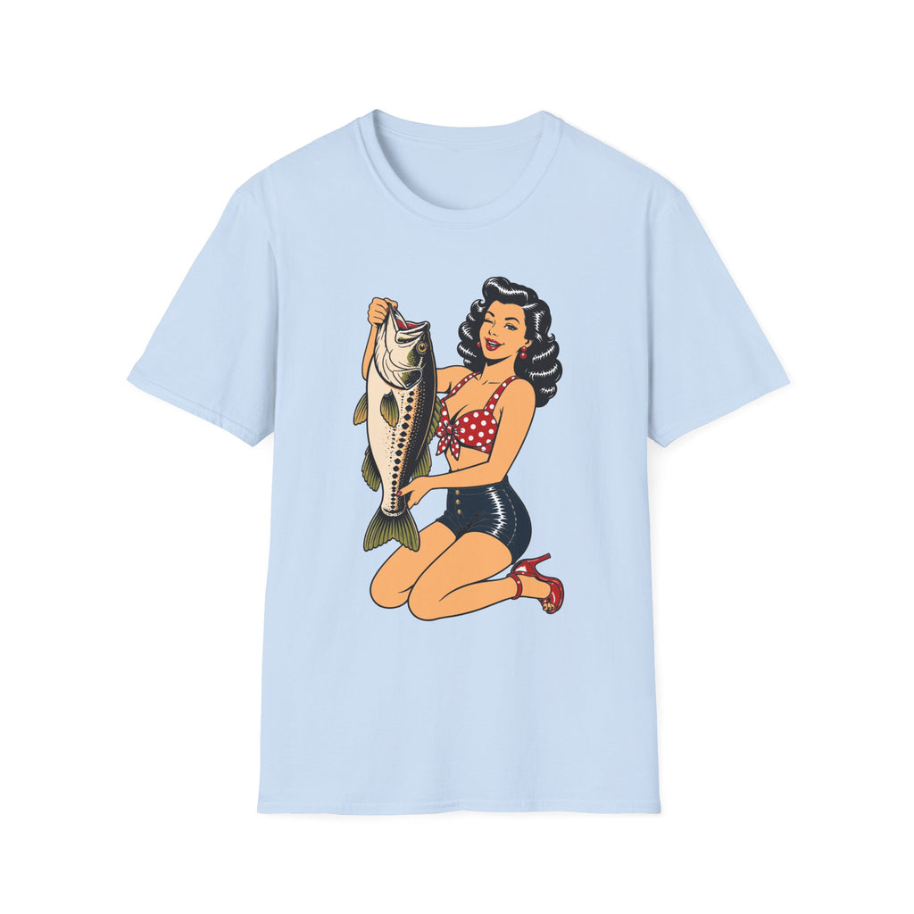 Cute Girl Holding Bass T-Shirt