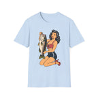 Cute Girl Holding Bass T-Shirt