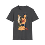 Cute Girl Holding Bass T-Shirt