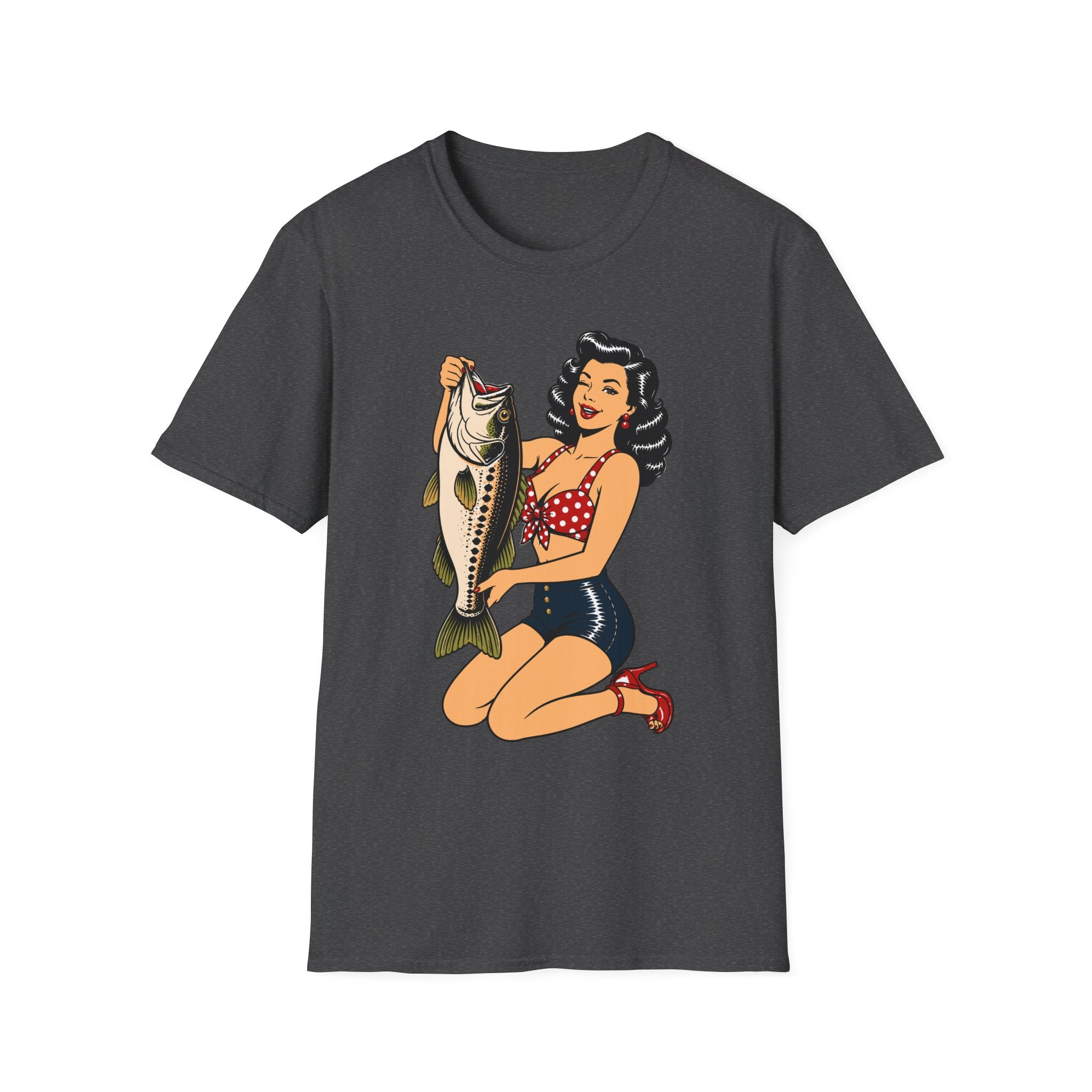 Cute Girl Holding Bass T-Shirt