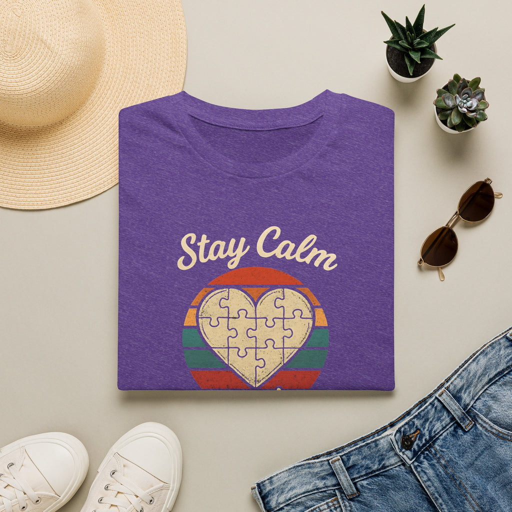 Stay Calm Puzzle On T-Shirt