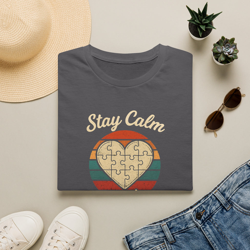 Stay Calm Puzzle On T-Shirt