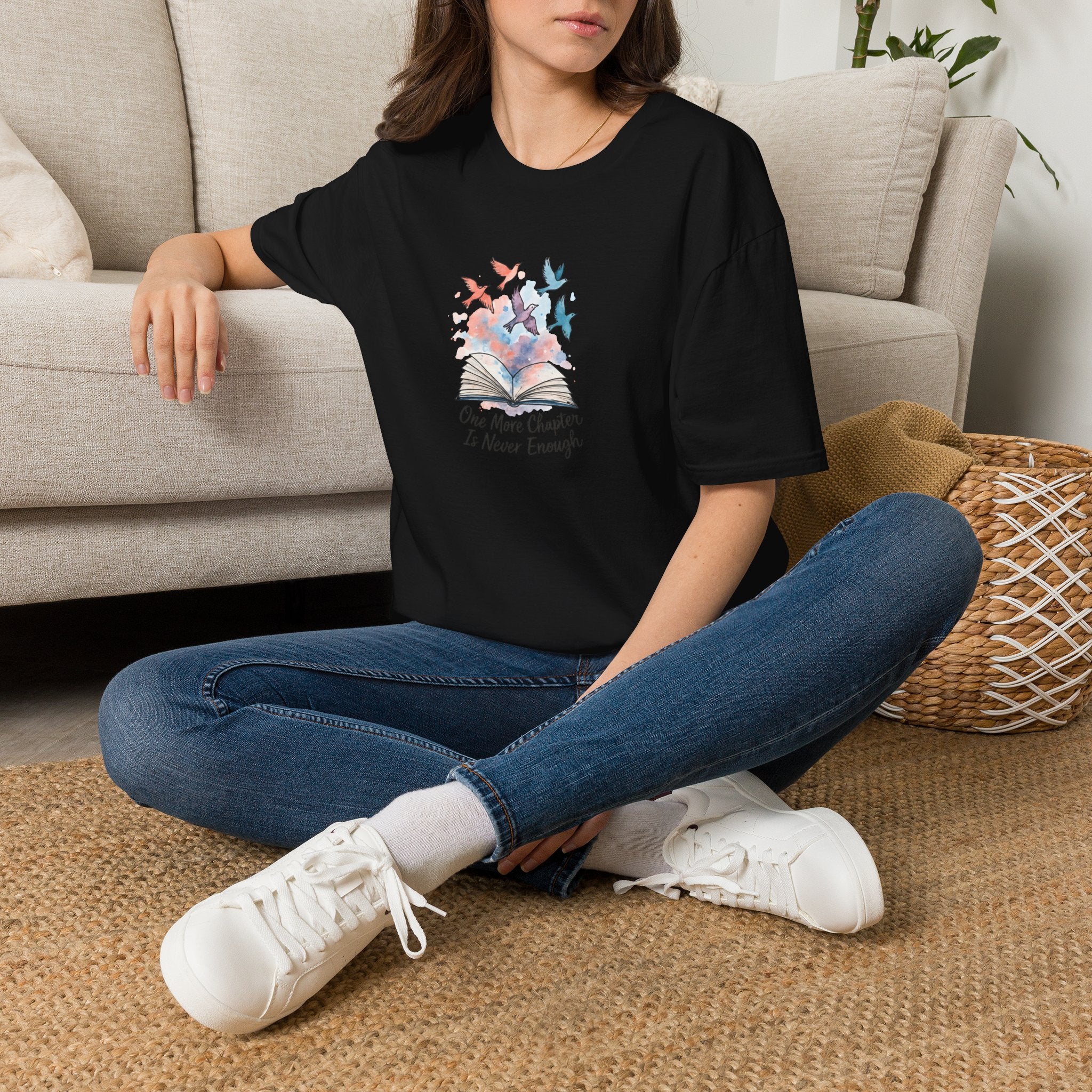Open Book and Birds T-Shirt