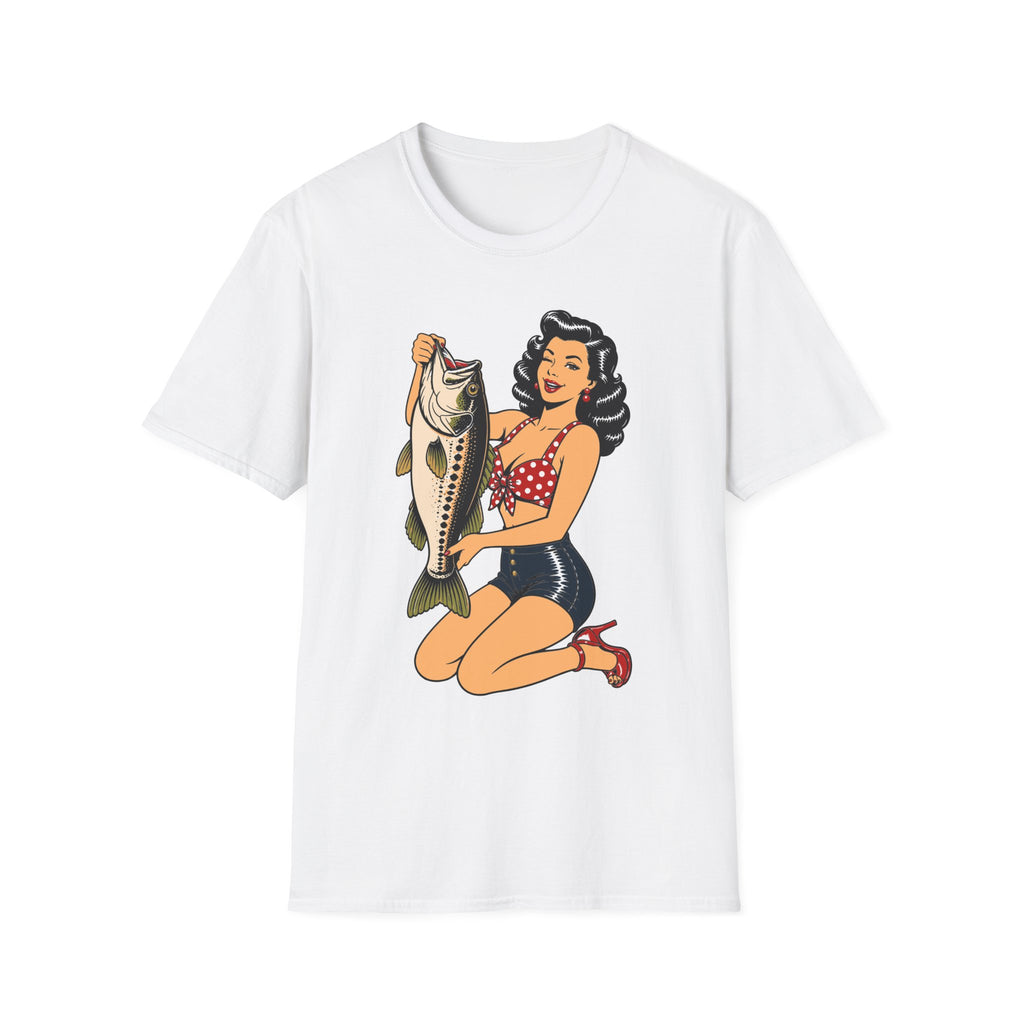 Cute Girl Holding Bass T-Shirt