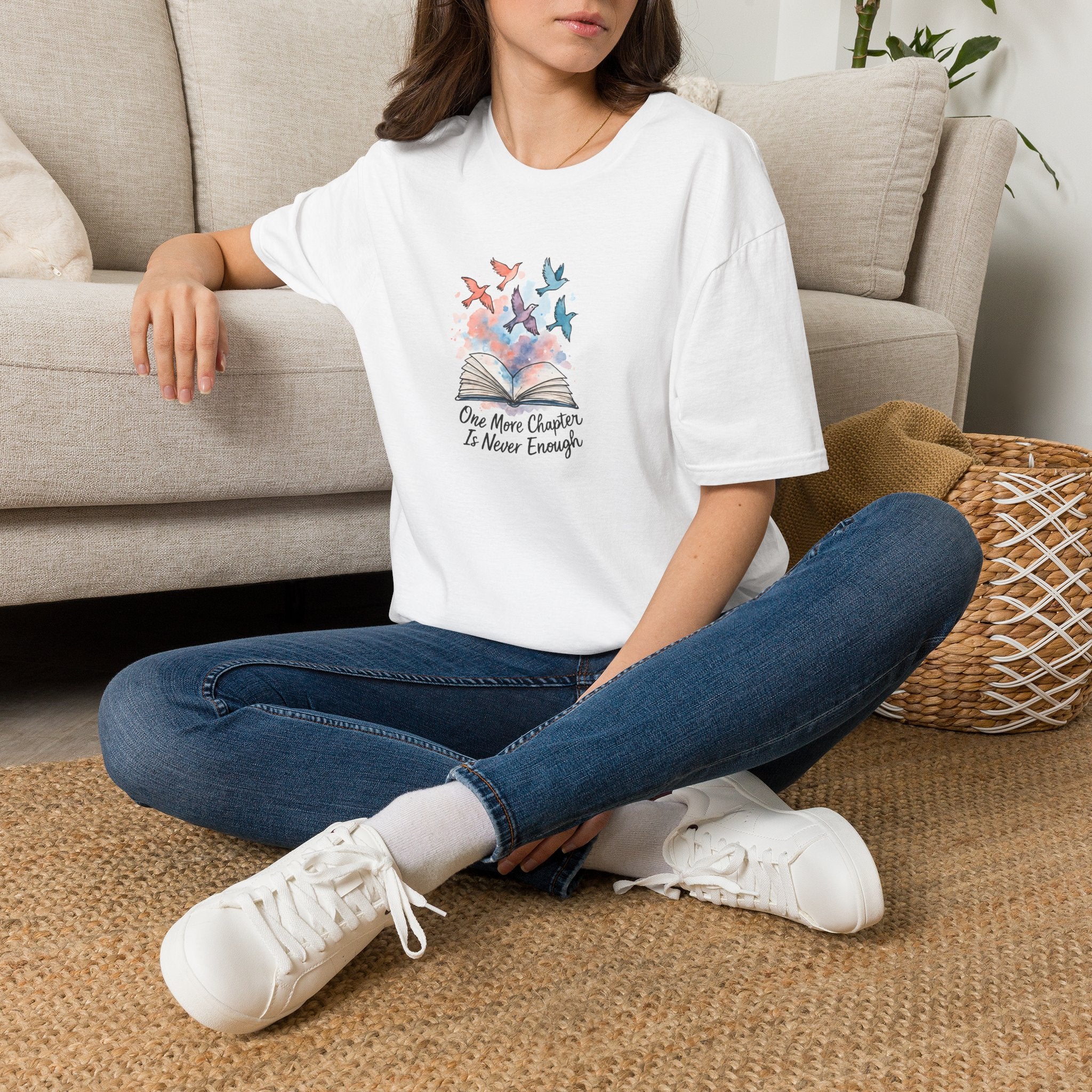 Open Book and Birds T-Shirt