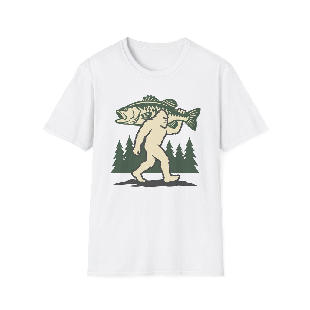 Bigfoot Caught A Bass T-Shirt