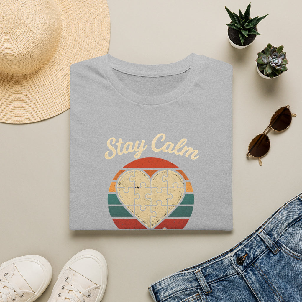 Stay Calm Puzzle On T-Shirt