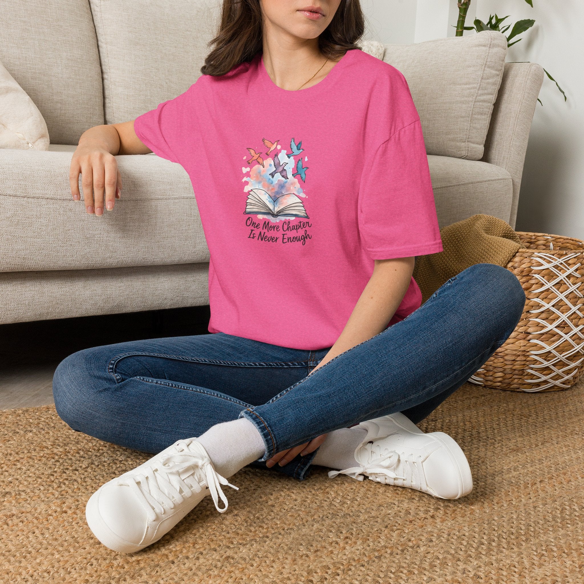Open Book and Birds T-Shirt