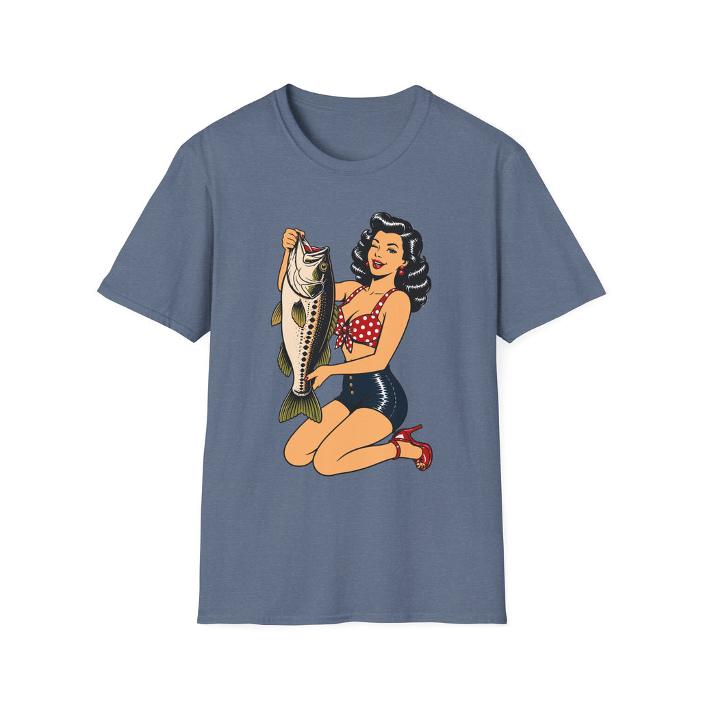 Cute Girl Holding Bass T-Shirt