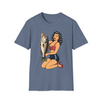 Cute Girl Holding Bass T-Shirt