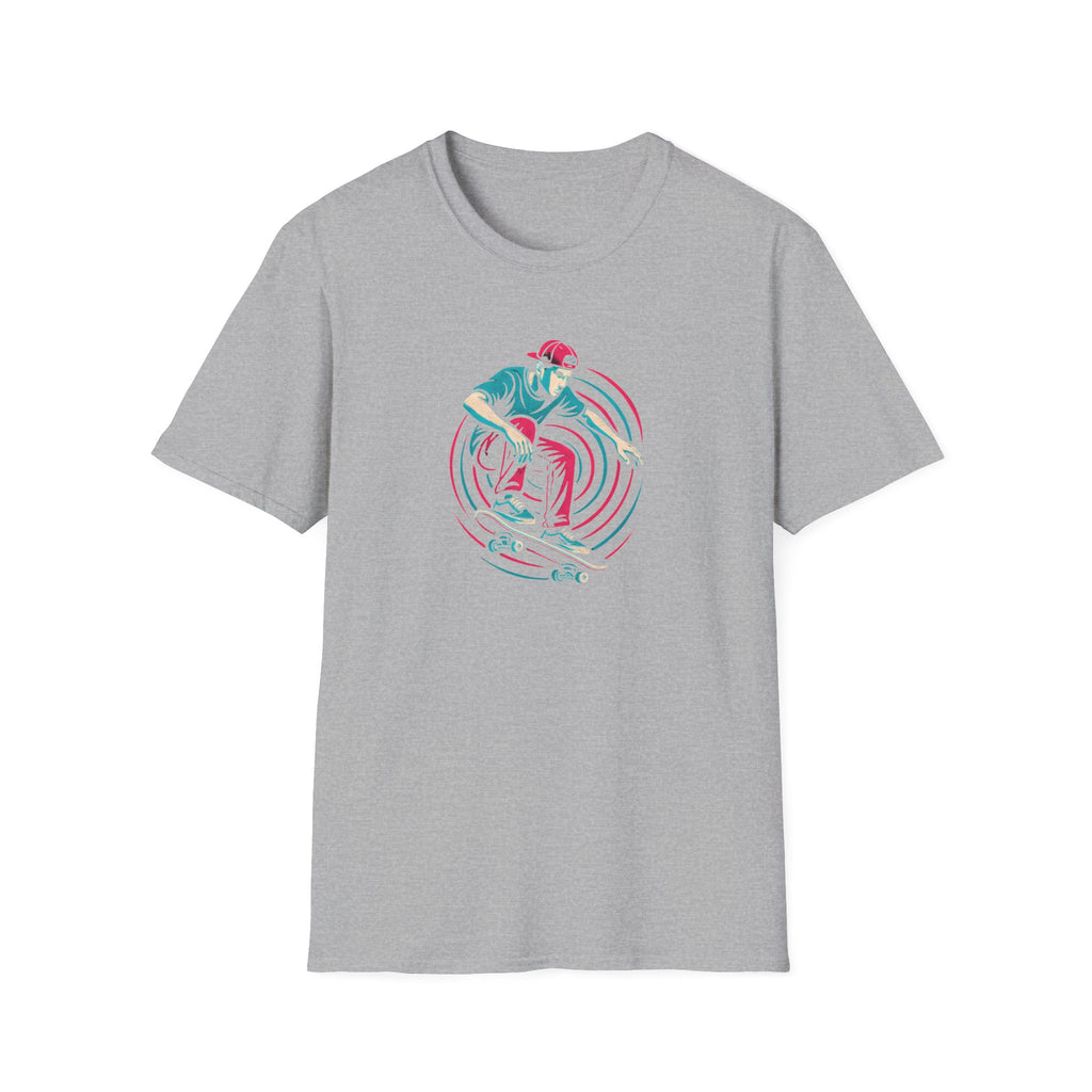 Skateboarder performing trick T-Shirt