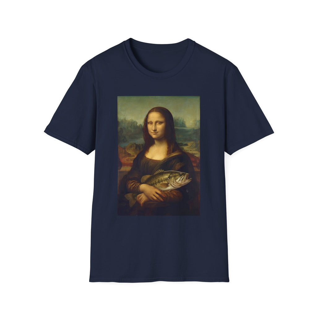 Mona Lisa Holding Bass T-Shirt