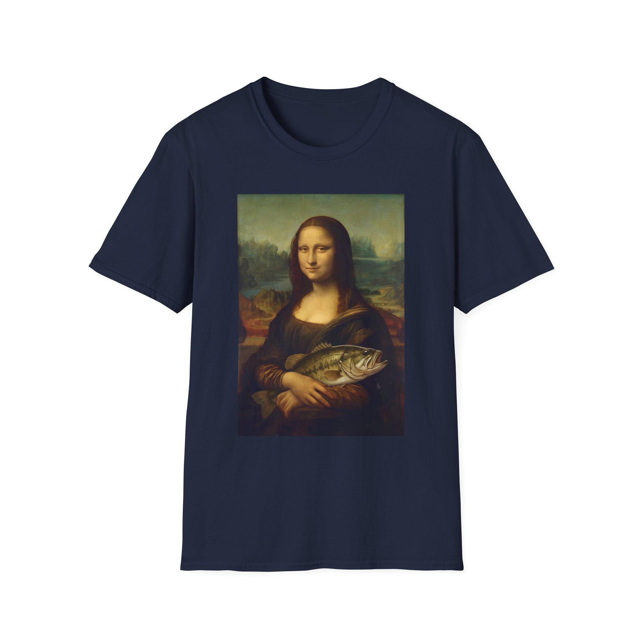 Mona Lisa Holding Bass T-Shirt