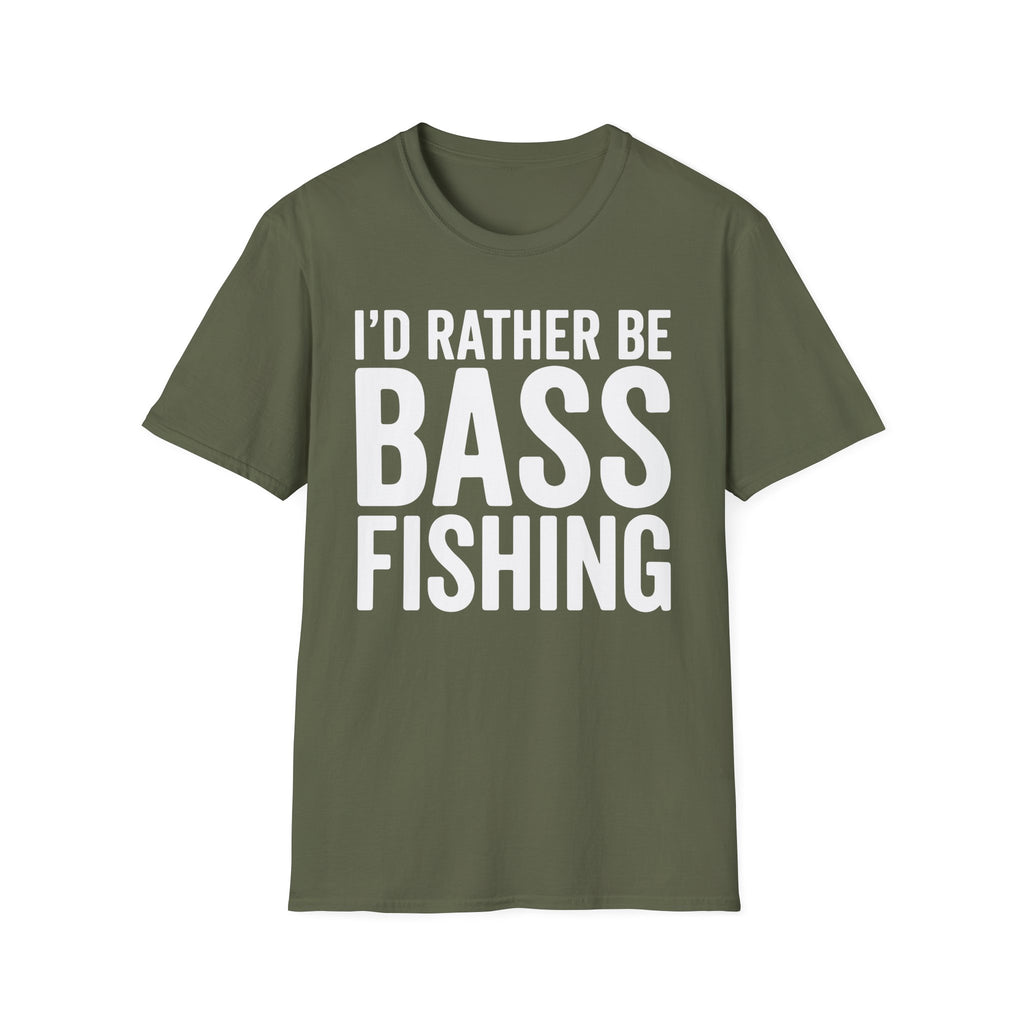 I Rather Be Bass Fishing T-Shirt