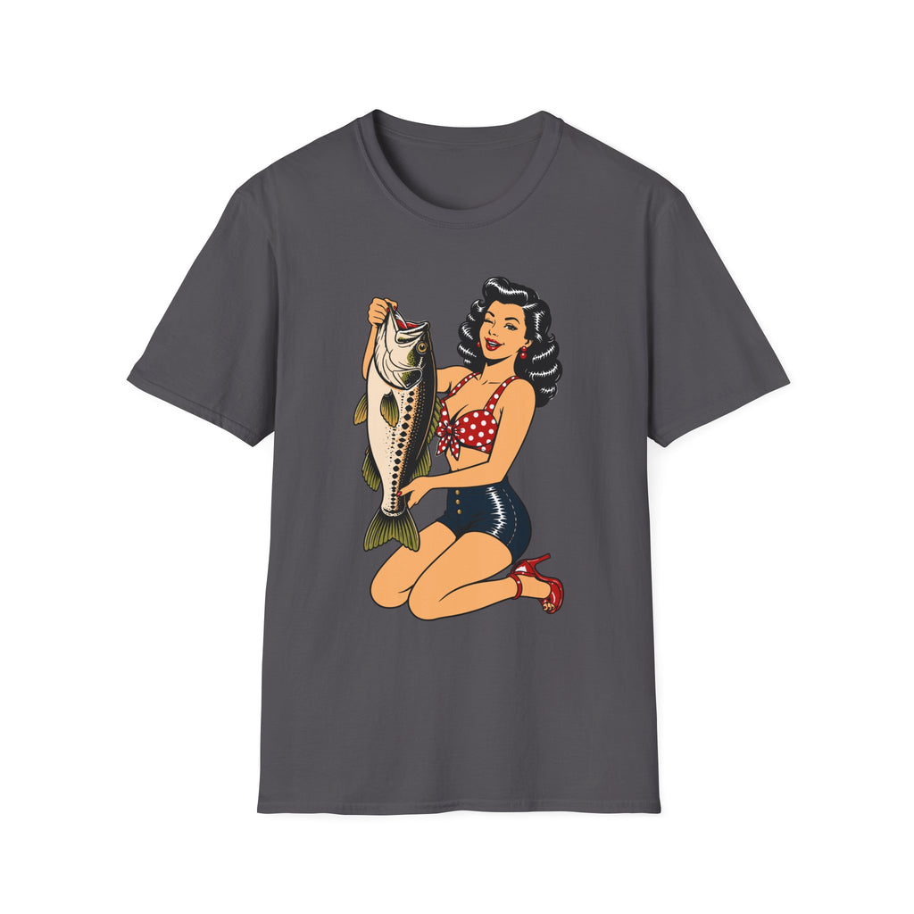 Cute Girl Holding Bass T-Shirt
