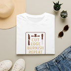 Cut Edge Burnish Repeat T-Shirt
