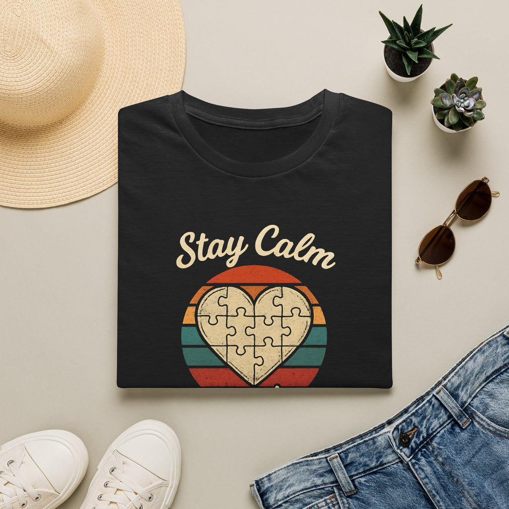 Stay Calm Puzzle On T-Shirt