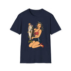 Cute Girl Holding Bass T-Shirt