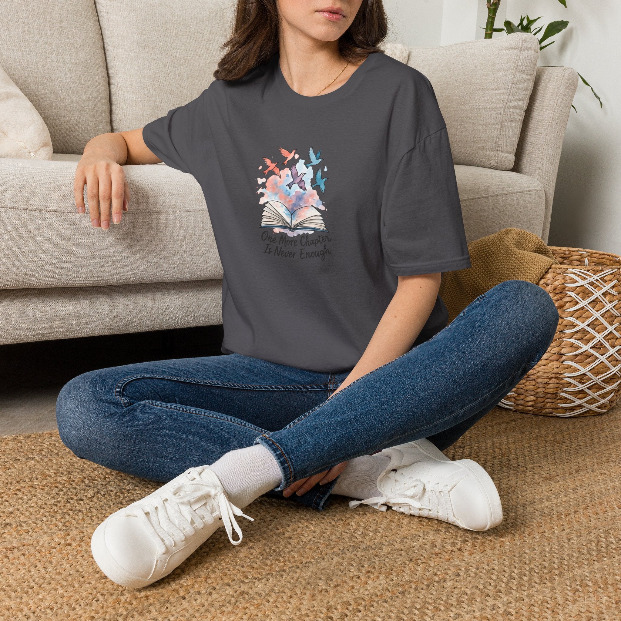 Open Book and Birds T-Shirt