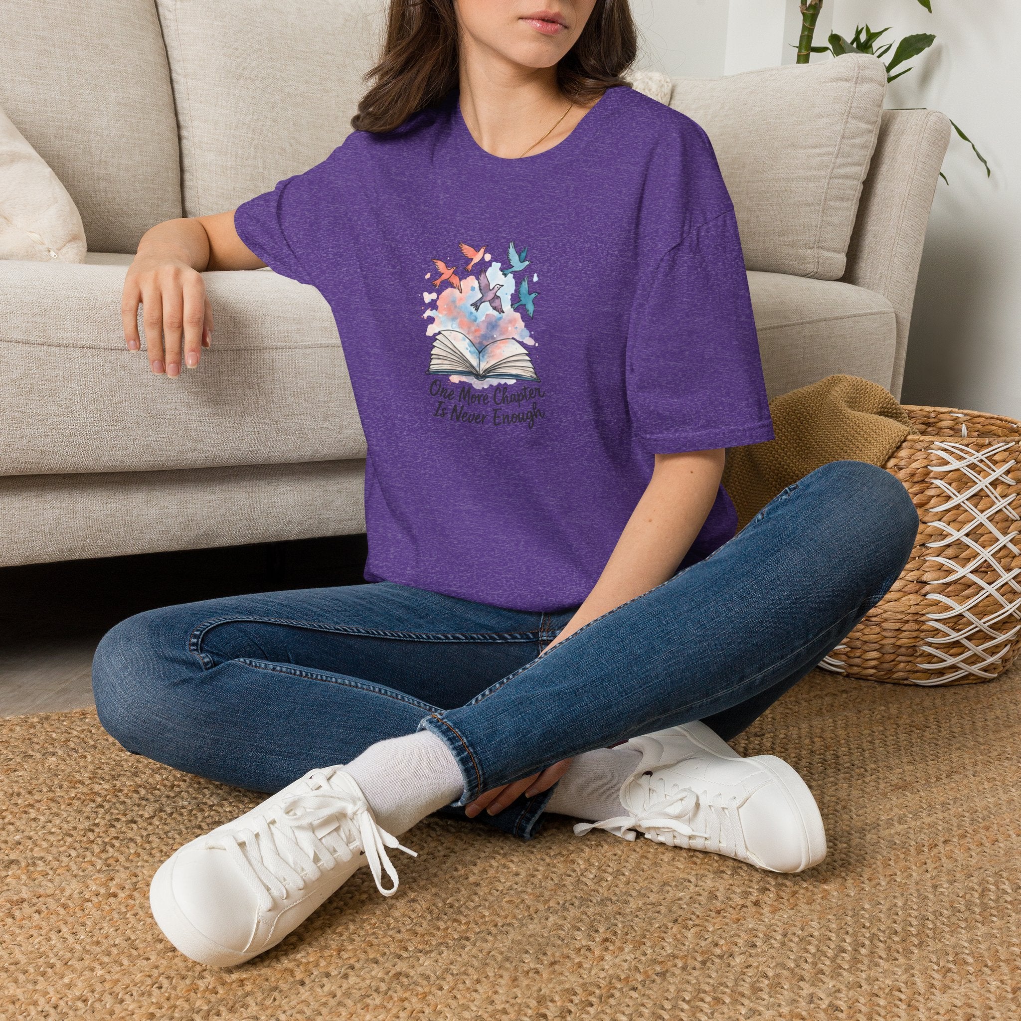 Open Book and Birds T-Shirt