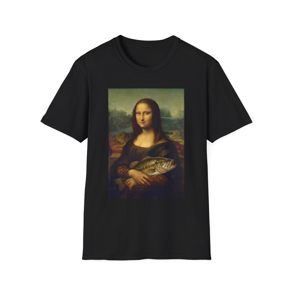Mona Lisa Holding Bass T-Shirt