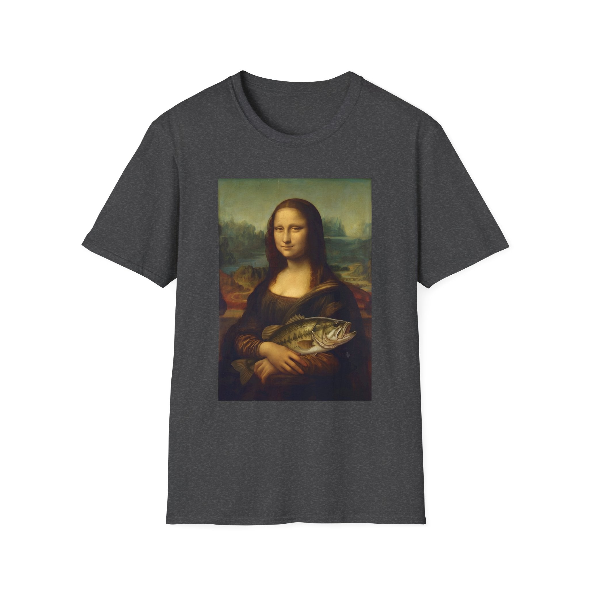 Mona Lisa Holding Bass T-Shirt