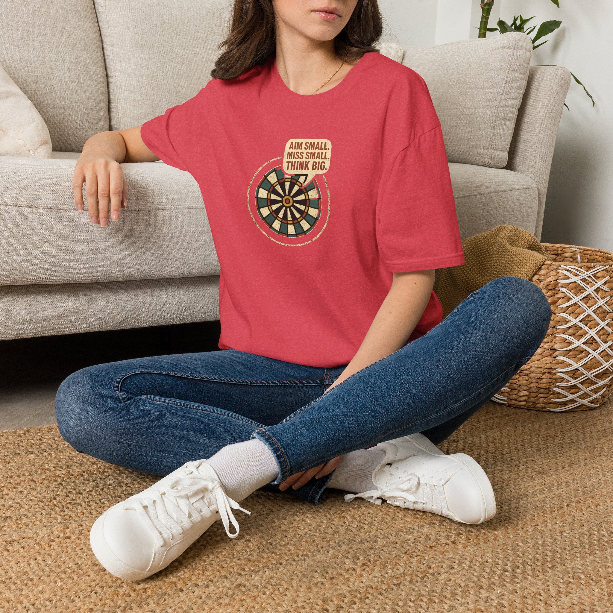 Motivational Dartboard Phrase T-Shirt