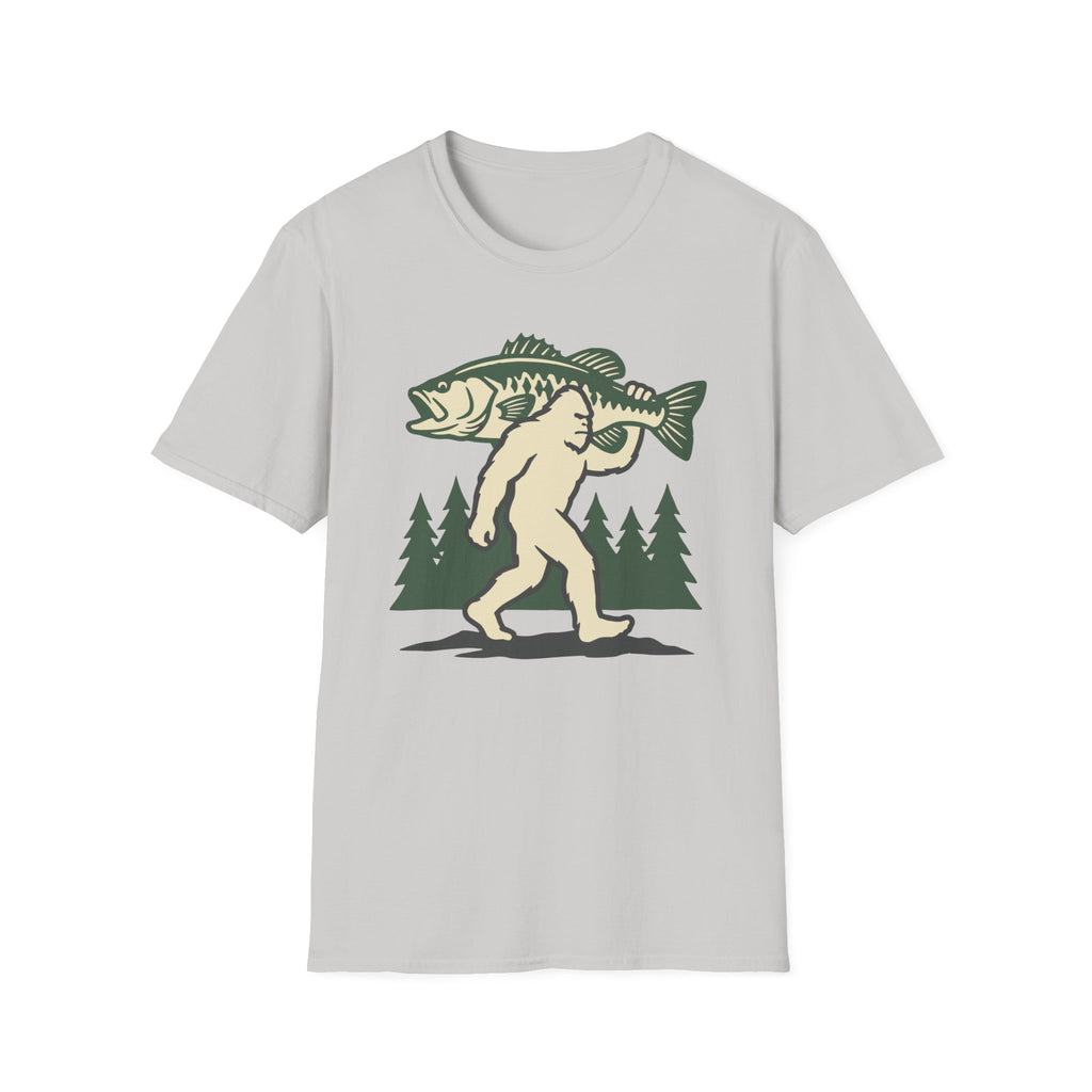 Bigfoot Caught A Bass T-Shirt