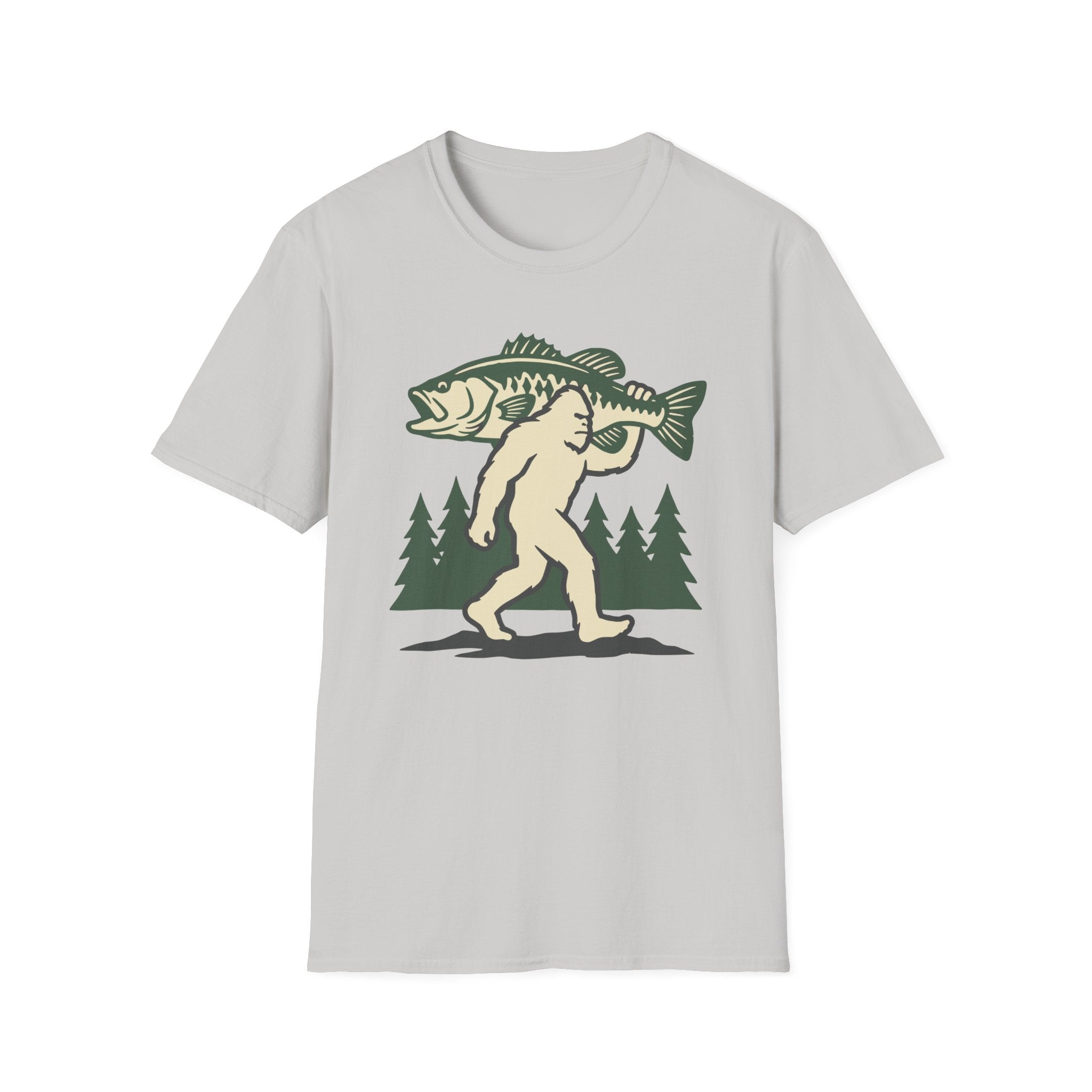Bigfoot Caught A Bass T-Shirt