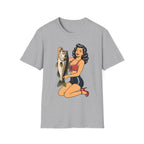 Cute Girl Holding Bass T-Shirt