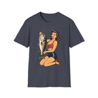 Cute Girl Holding Bass T-Shirt